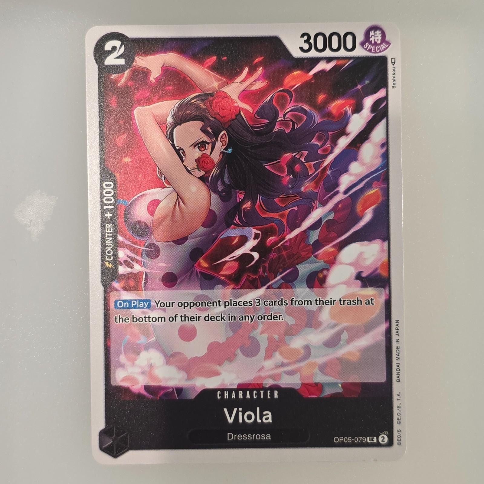 One Piece Card Game TCG OP05-079 Viola Dressrosa