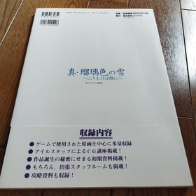 True Ruri-iro no Yuki Setting Artbook Sega Saturn