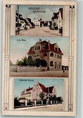13557219 - 8501 Feucht Bahnhofstrasse girls school inn cafe Walz 1919