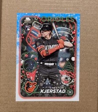 Topps 2024 Holiday Heston Kjerstad Rookie Card RC #H171 Baltimore Orioles MLB. rookie card picture