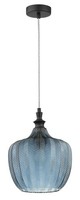 Nova Luce Loni Pendelleuchte Schwarz-Blau HöHenverstellbar Dimmbar E27