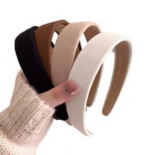 4Pcs 3Cm/1.18 Inch Wide Headbands Cute Elastic Hair Bands Non Slip Sponge Thick