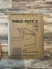 Table Mate II Plegable TV Snack Bandeja Mesa Portátil Laptop Soporte Taza Ajustable