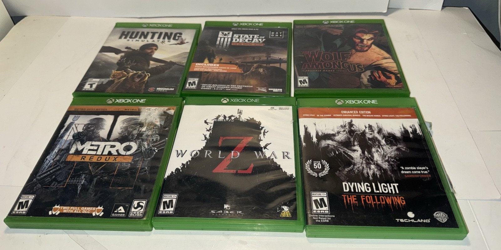 Microsoft Xbox One Games Lot of 6 In Great Conditions!