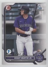 2022 Bowman 1st Edition Robby Martin Jr #BPPF-43 1u6