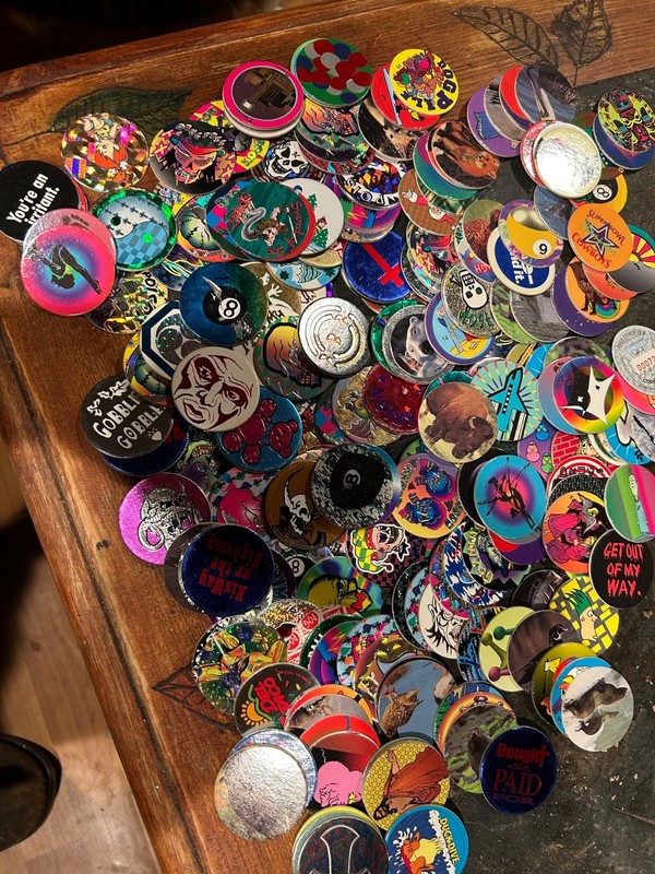 Vintage 90 ’s POG Collection - Lot of 190+ POGs As Seen In Photos