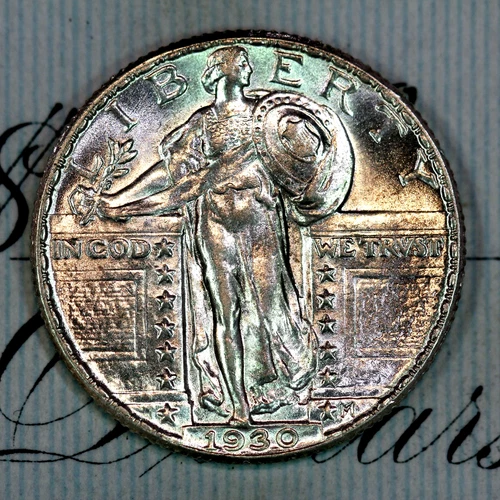 * 1930-P FH * SOLID+ GEM BU MS STANDING LIBERTY QUARTER * FROM COLLECTION