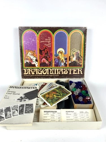 VTG Dragonmaster Fantasy Card Game 1981 E.S. Lowe Milton Bradley Complete