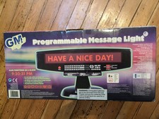Boxed Retro GM Light 927 Programmable LED Display - Built In Keyboard Working