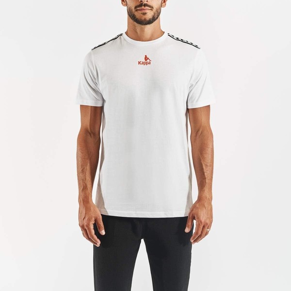 Kappa Herren Corezo Courir Unterhemd T-Shirt Kurzarmshirt, Weiß, Xs-image
