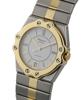 Chopard St. Moritz Stahl / 18k Gelbgold Automatik 32mm Vintage Ref. 8183 RARITÄT