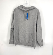 NWT Adidas Originals Adicolor Essentials Fleece Hoodie in Heather Grey Size S