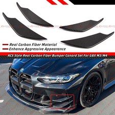 For 21-26 Bmw G80 M3 G82 G83 M4 Ac Style Carbon Fiber Bumper Canard Winglet Fins For 21-26 Bmw G80 M3 G82 G83 M4 Ac Style Carbon Fiber Bumper Canard Winglet Fins