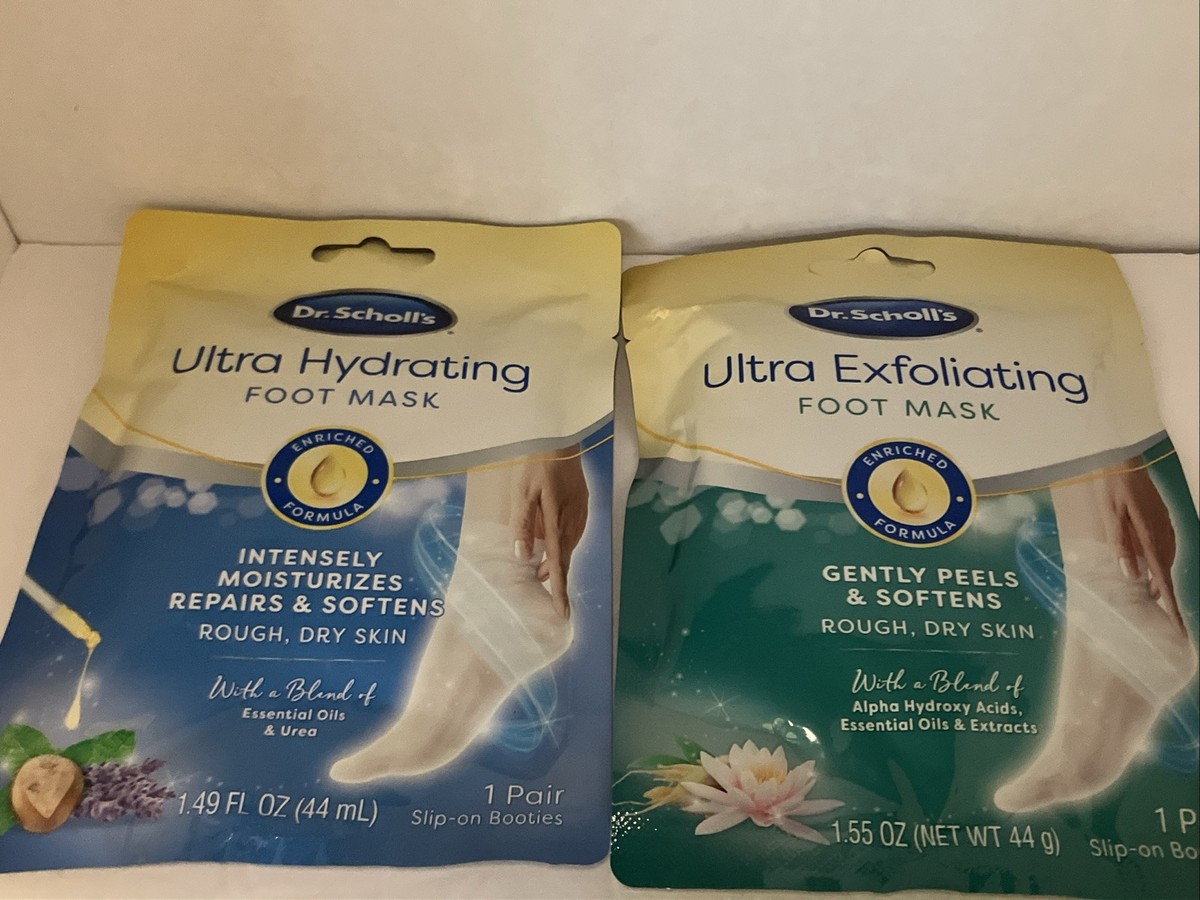 Ultra Exfoliating Foot Mask Dr Scholls Foot Care NEW Scholl's