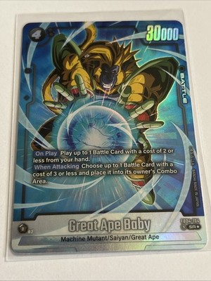 Great Ape Baby FB04-104 SR Alt Art Fusion World NM ENG  Dragonball Super