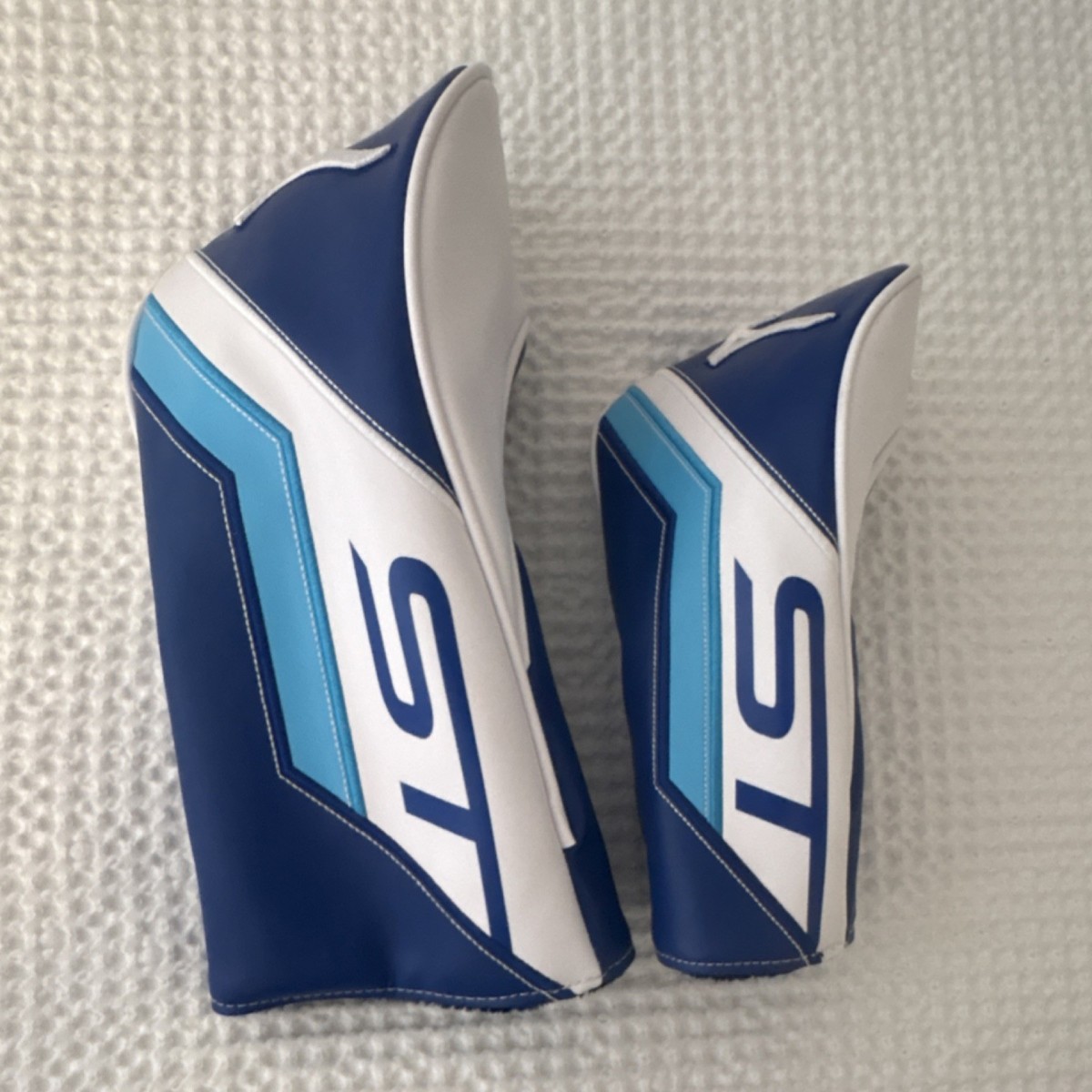 Mizuno ST Max Driver & 5 Wood Head Covers Set Blue White Set | eBay