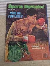 GERRY COONEY SIGNED AUTOGRAPH BOXING COA VINTAGE SPORTS ILLUSTRATED MAGAZINE