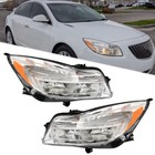 Pair Set For Buick Regal 2011 2012 2013 Headlight Replacement Halogen Clear L+R