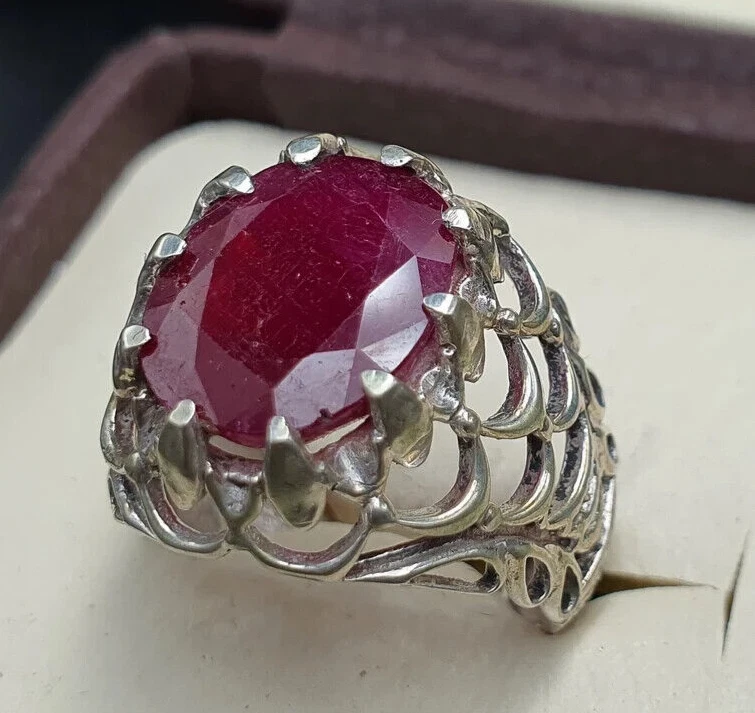 Natural ruby ring cheap