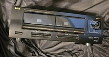 RCA SCT-520 High Speed Dubbing Dual Stereo Cassette Deck PRETESTED WORKING
