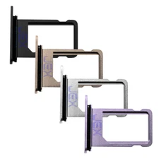 iPhone 14 Pro/Max Replacement Nano Single/Dual Sim Card Holder Tray + Gasket