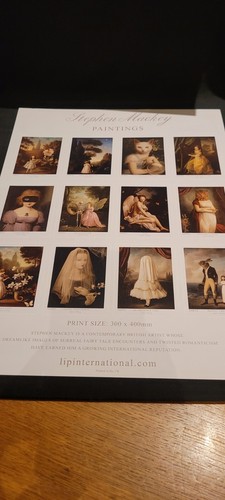 Two Stephen Mackey Art prints 40cm x 30cm Modern gothic style & Advert Print - Picture 17 of 24