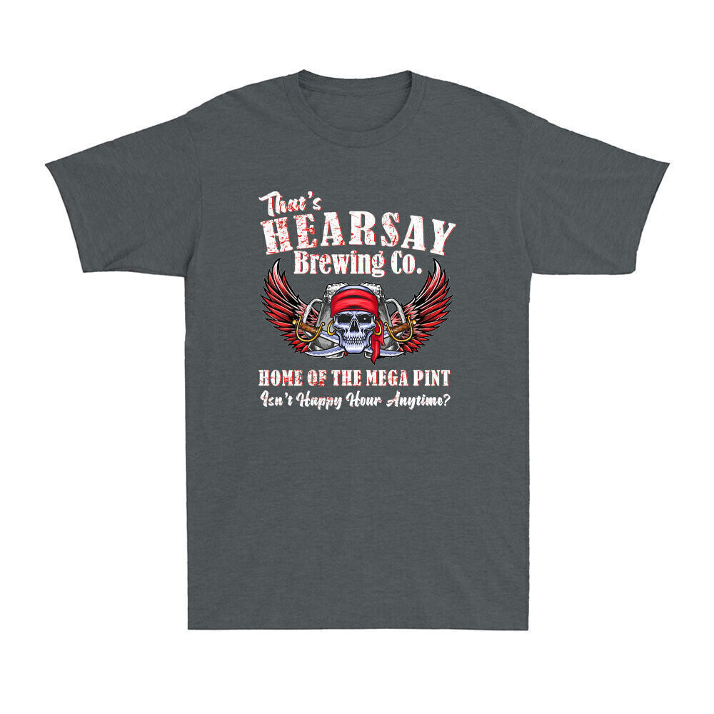 Time For A Mega Pint Funny Sarcastic Saying Wine Lover Gift Men's Cotton T-Shirt