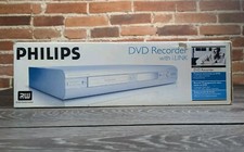 Phillips DVDR615 DVD Recorder 4 Pin Firewire w/Remote Control. New Open Box