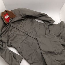 Vintage Key Imperial Insulated Coveralls Gray Mens Large Reg Workwear