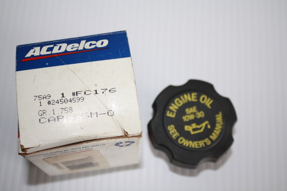 GM 24504599 ACDELCO FC176 ENGINE OIL FILLER CAP SAE 10W-30 | eBay