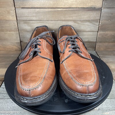 Allen Edmonds Wilbert Split Toe Dress Shoes Mens Size US 9.5 D Brown Leather USA Allen Edmonds Wilbert Brown Leather Mens Split Toe Dress  main image 2