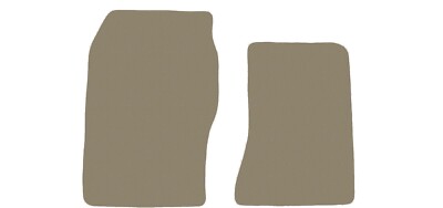FRONT Fußmatten, Automatten für Ford Mustang III 1979-1993, Dunkelbeige x14 Rand