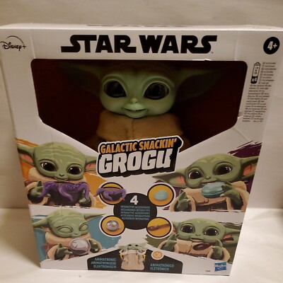 STAR WARS The Mandalorian Galactic Snackin' Grogu Animatronic Toy