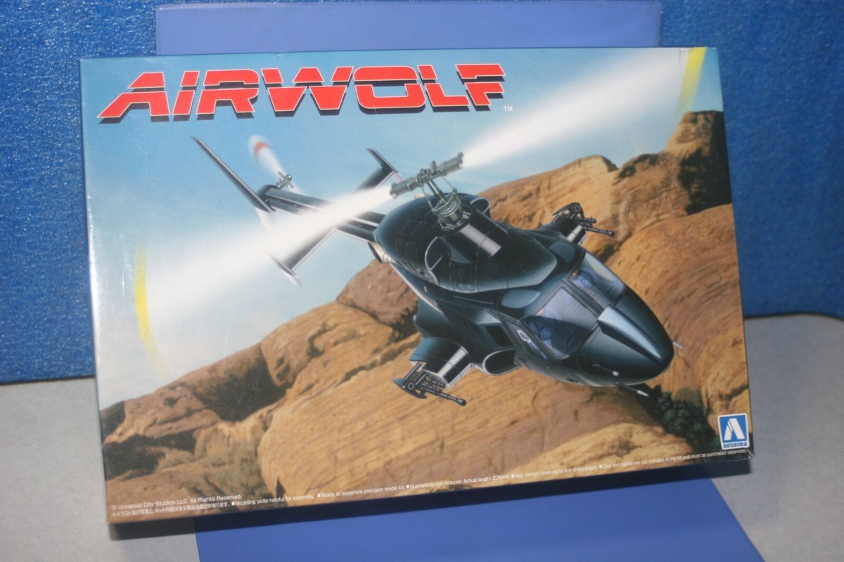 AIR WOLF 1:48 2 Body Black and Clear Aoshima JAPAN | eBay