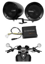 Memphis Audio Motorcycle Audio System Handlebar Speakers For Honda Hornet