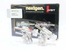 WBT 0610ag 0610 silver red white Banana connector plug 4pcs /1set