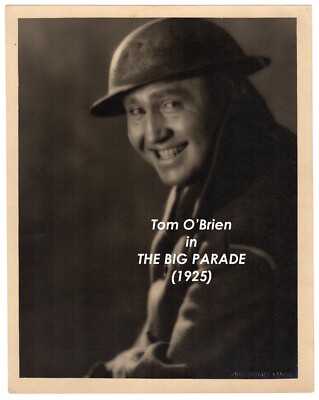 King Vidor's THE BIG PARADE (1925) Tom O'Brien Double-Wt BY RUTH HARRIET LOUISE