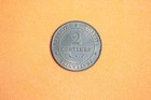 ESTATE FIND 1891-A 2 CENTIMES FRANCE #K29307 — photo 2