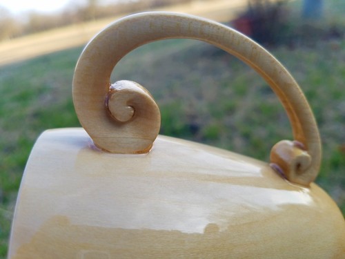 Floating Cup Colored Pencil Carving (sculpture) - Picture 3 of 12