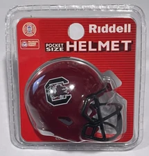 Riddell Pocket Pro football helmet South Carolina Gamecocks SPEED red in package