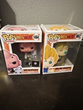 Funko Pop! Animation: Dragon Ball Z - Majin Buu (Super Buu Form) Ghost  Attack - Special Edition Two Piece Bundle with Common & Glow Chase  Multicolor