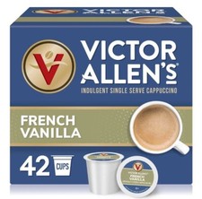 Victor Allen's Coffee French Vanilla Cappuccino K-Cup Pods 42-Count