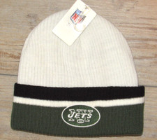 New York Jets NFL Team Apparel 1st Down Cuffed Beanie Winter Knit hat cap Men's
