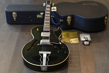 2001 Gibson ES-175 Archtop Hollowbody Chitarra elettrica Black Ebony + OHSC