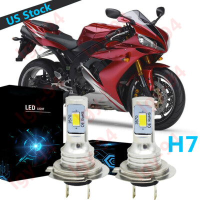 For Yamaha YZF-R6 2003-2015 YZF-R1 2007-2014 H7 LED Headlight Bulbs For Yamaha YZF-R6 2003-2015 YZF-R1 2007-2014 H7 LED Headlight Bulbs