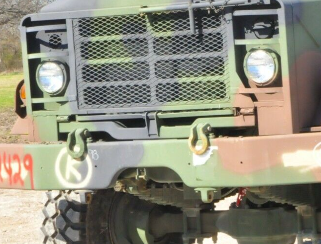 2-Military OEM shackle- Pin front bumper 2.5 & 5 Ton truck