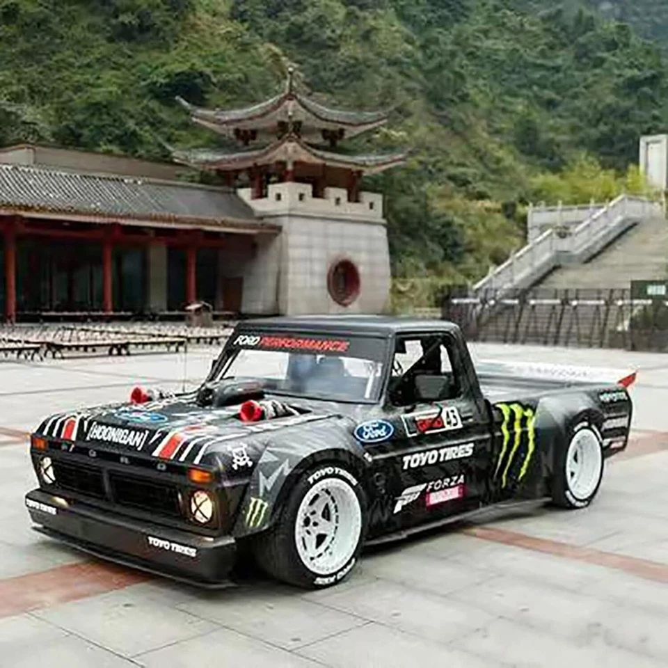 4pcs 1/10 RC Rubber Tires & Wheels Rims 12mm Hex For HSP HPI Kyosho On Road Car - Image 4 of 4