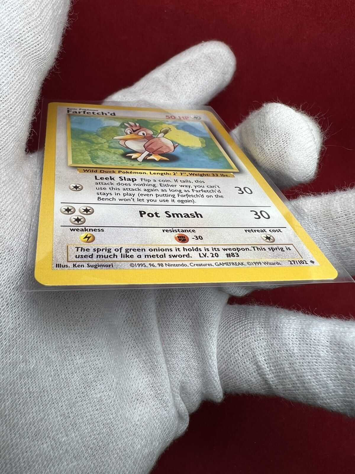 Pokemon Farfetch'd Base Set Frete Incluso