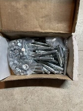 Box of 50 Red Head 3/8" x 3" Carbon Steel Concrete Anchor Screws TB4C-3830