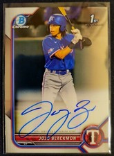 2022 Bowman Chrome JOJO BLACKMON Autographed 1st Prospect/ Rookie #CPA-JBN
